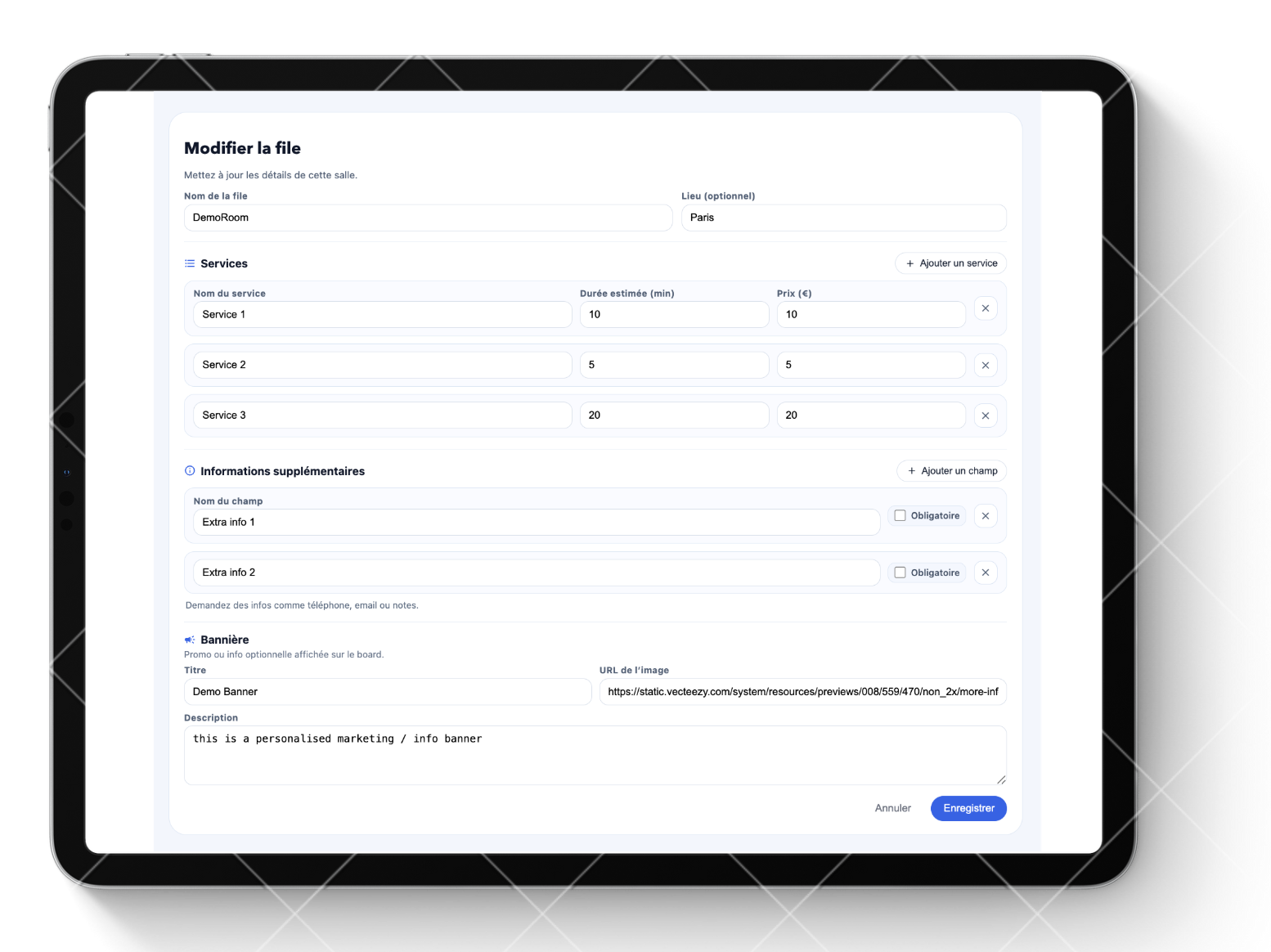 Create your virtual waiting room in seconds